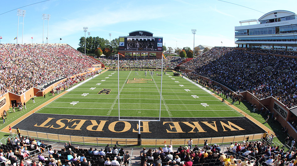 Truist Field, home of Wake Forest football