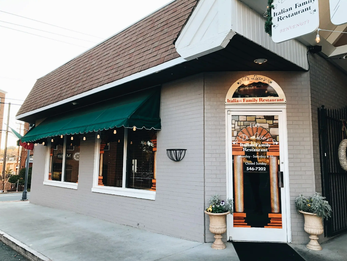 Exterior photo of a small restaurant