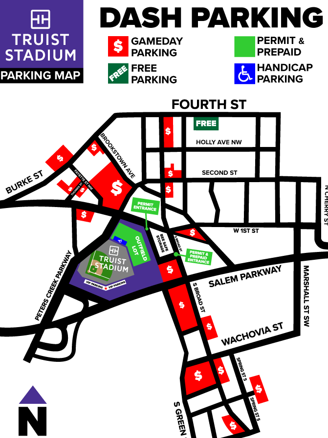 Dash parking map