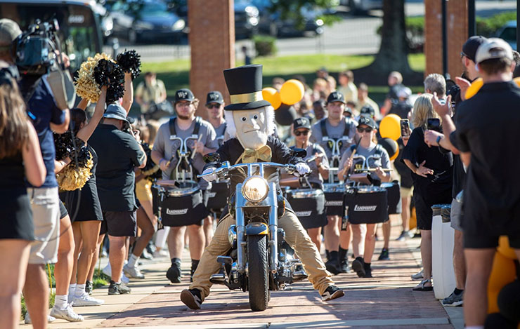 Wake Forest deacon walk