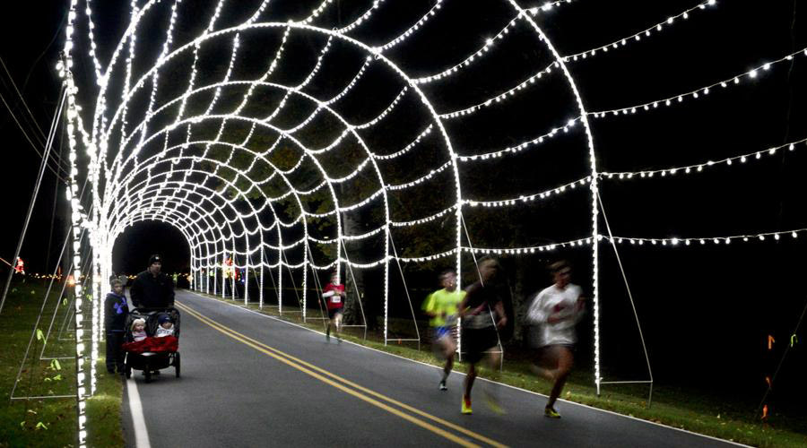 The Running of the Lights 5k is held annually on New Year's Eve. It's one of several special events held at Tanglewood each holiday season.