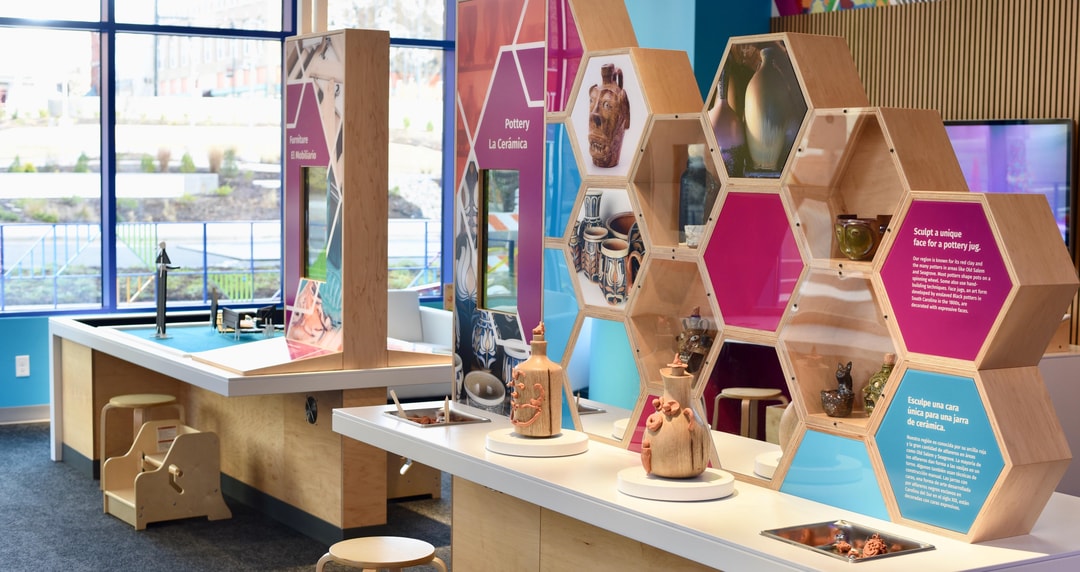 "By Design" exhibit at Kaleideum Children's Museum in Winston-Salem