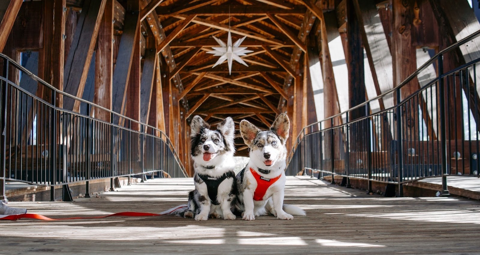 Old Salem's Heritage Bridge is an ideal backdrop