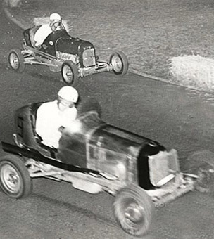 Midget races at Bowman Gray