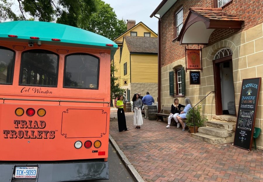 Triad Trolleys Tour in Old Salem