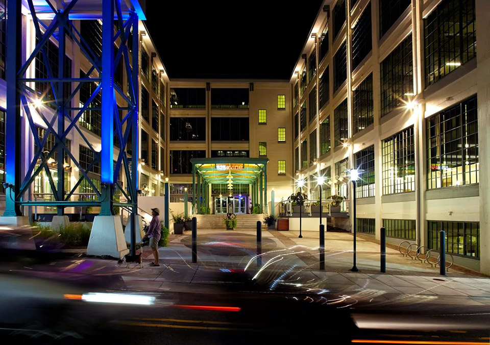 525@Vine is one of the architectural highlights of the IQ