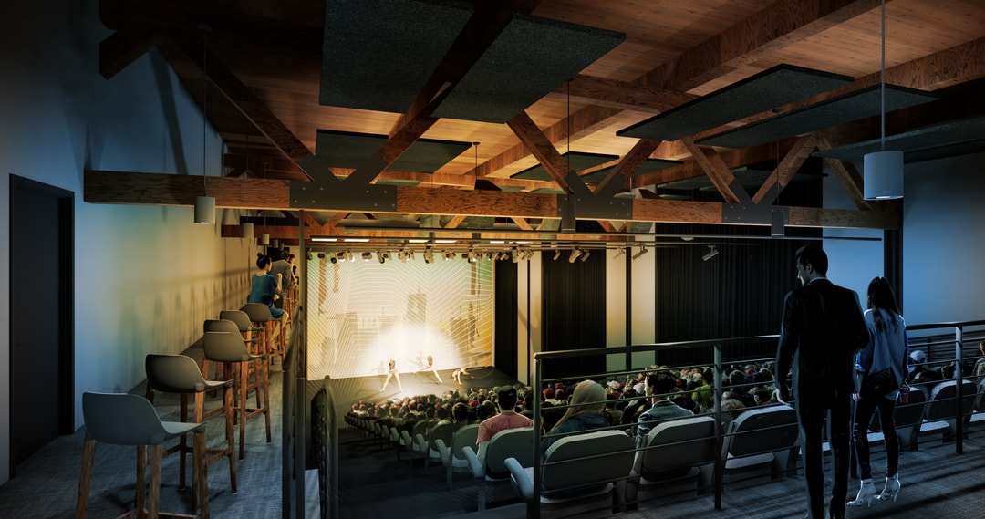 The Hanesbrand Theatre at the Milton Rhodes Center for the Arts in Winston-Salem.
