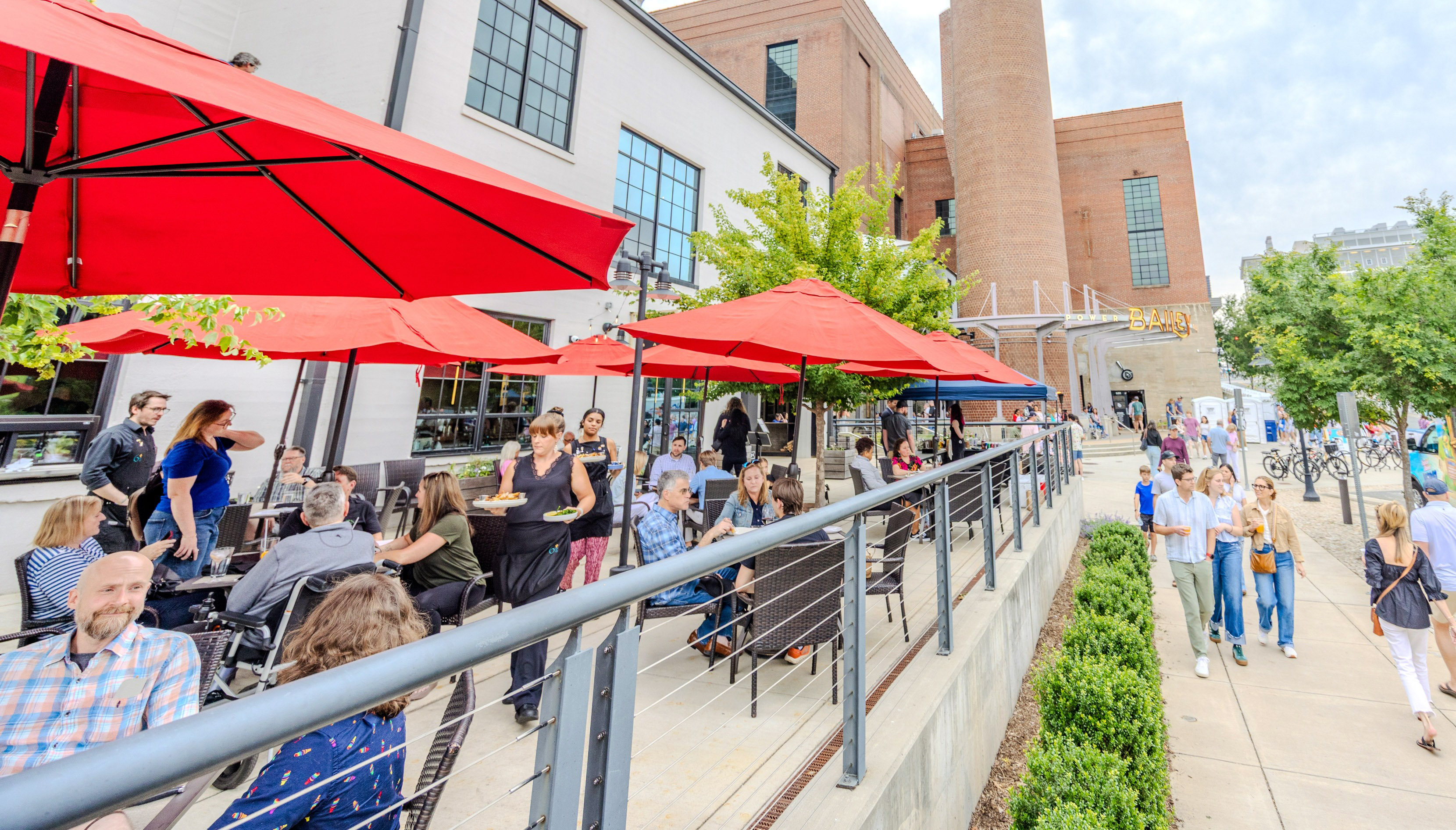 Downtown dining in Winsotn-Salem at the newly opened Tuscani in the Bailey Power Plant.