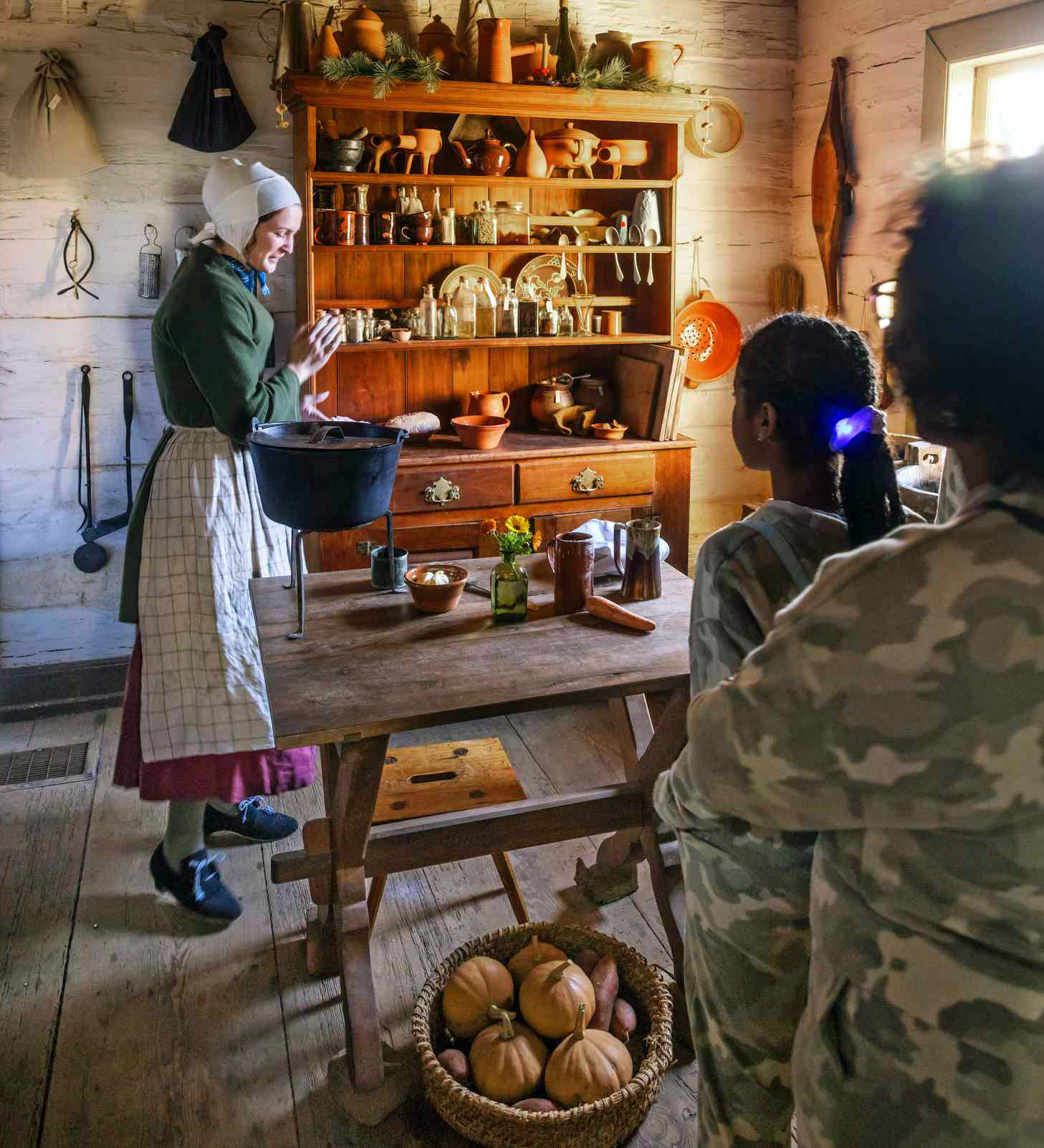 Old Salem hearth-cooking