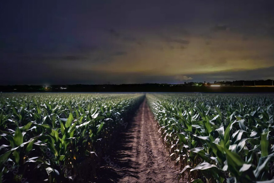 Corn Maze at night