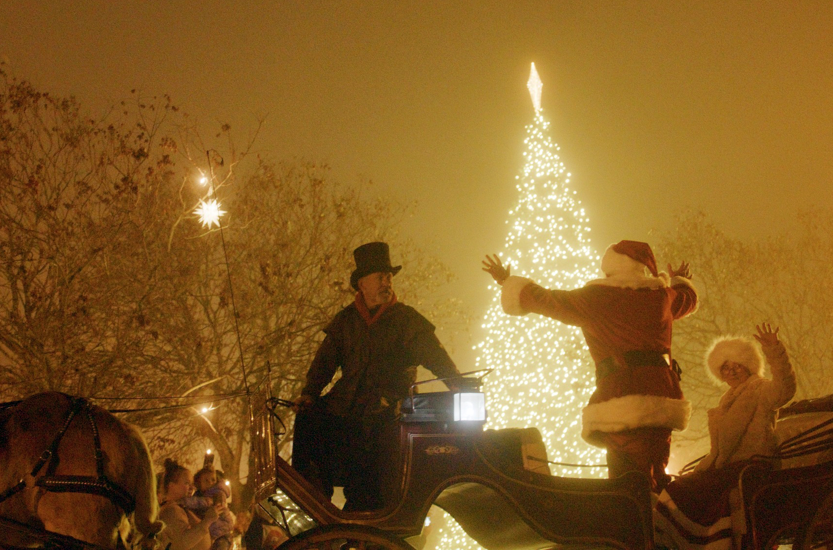 Downtown Kernersville Christmas tree