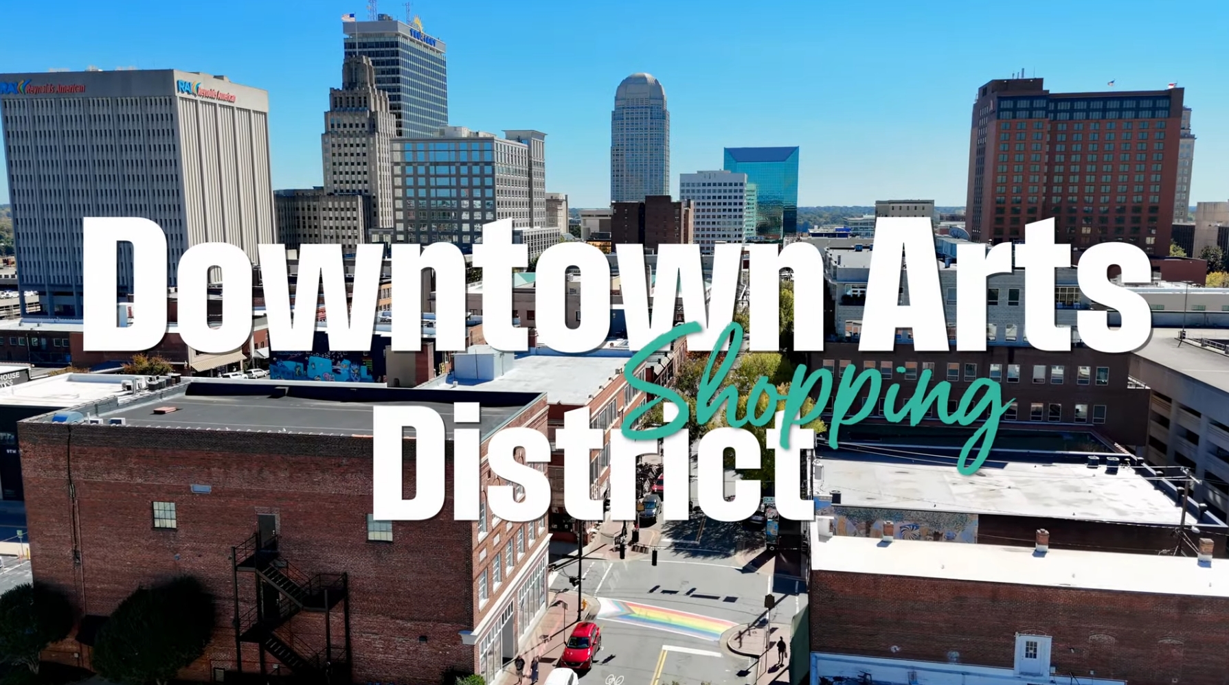 Downtown Shopping District Video Thumbnail