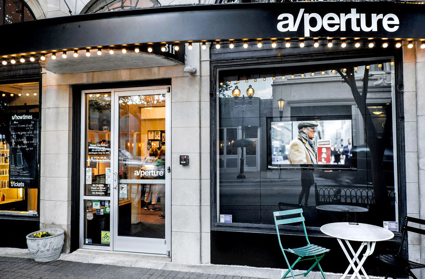 A/perture Cinema in downtown Winston-Salem