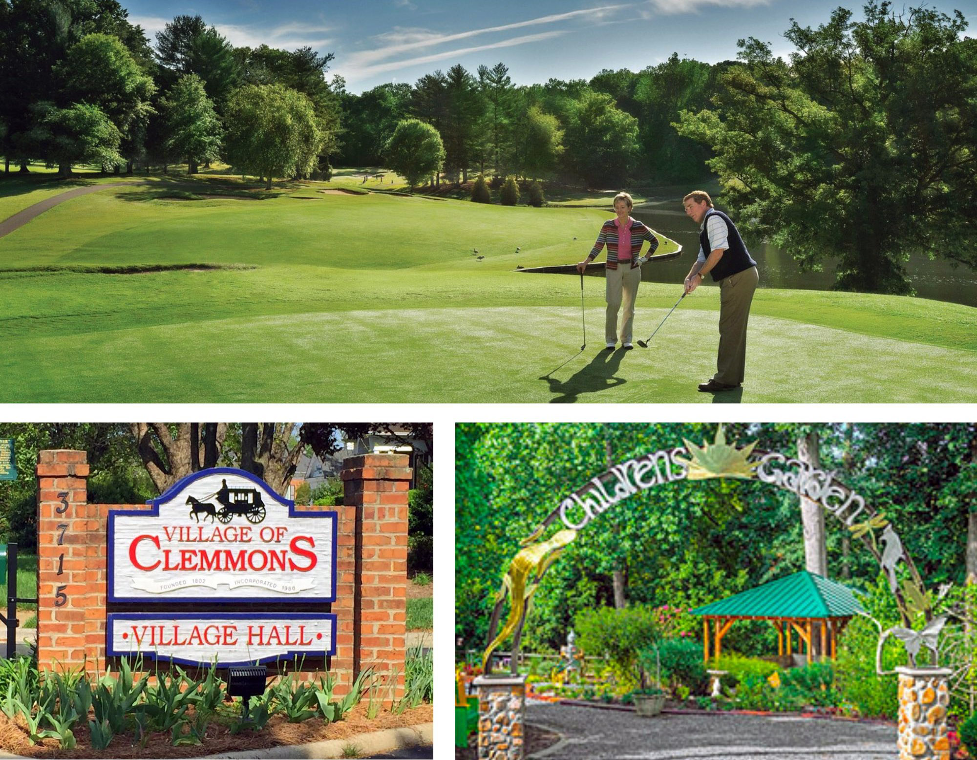 Snapshot of Clemmons, including Tanglewood