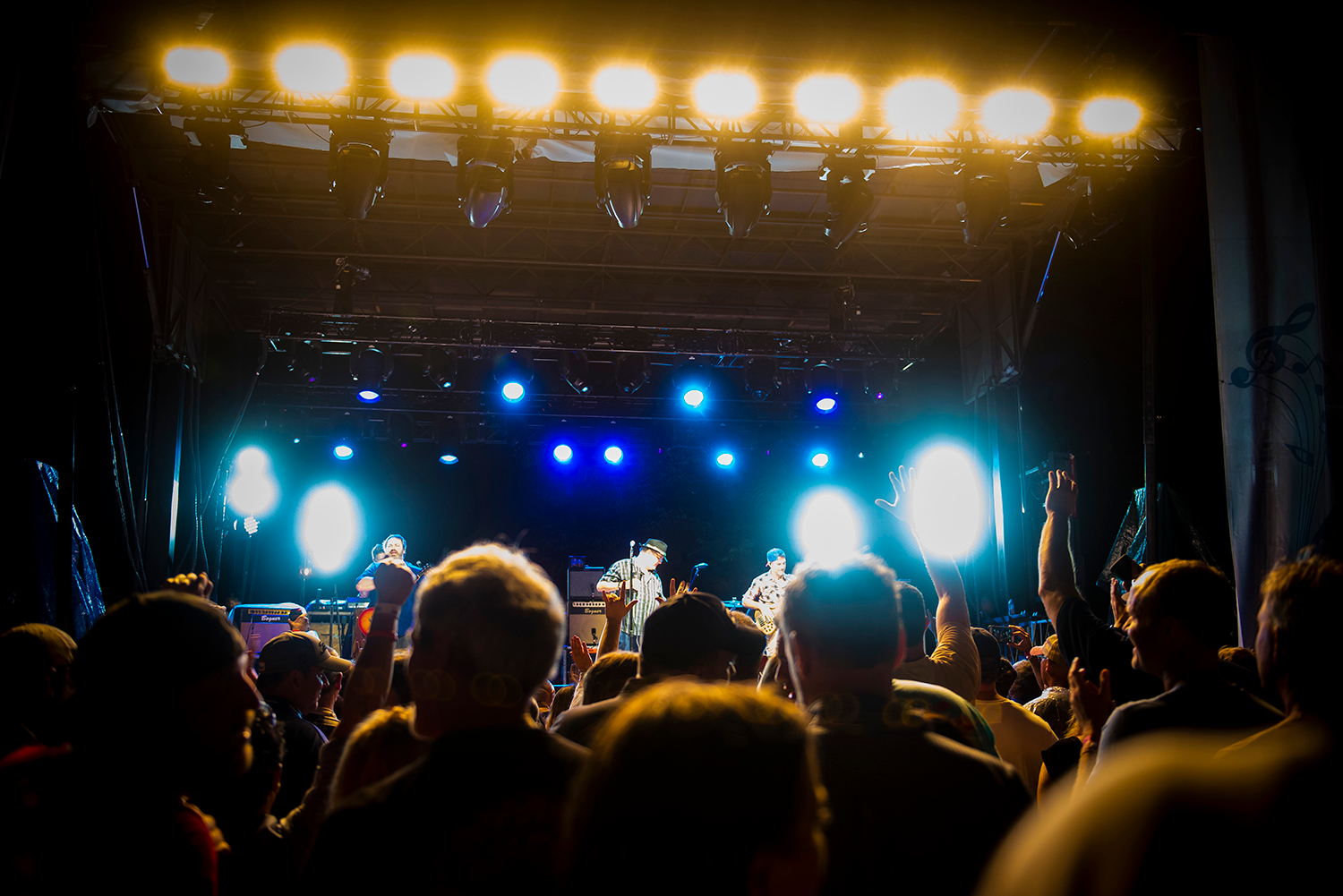 A concert in downtown's Bailey Park