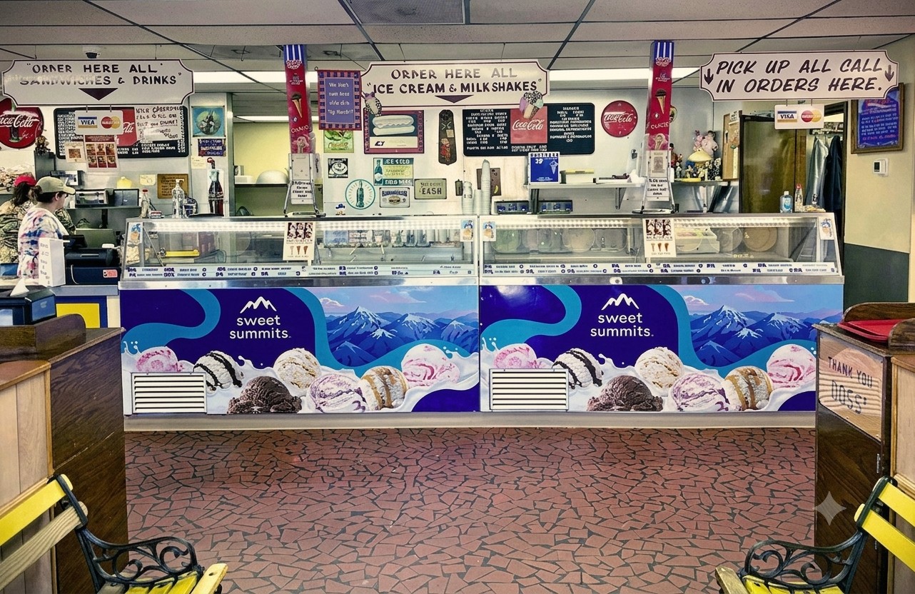 The front counter of Doss' in Kernersville