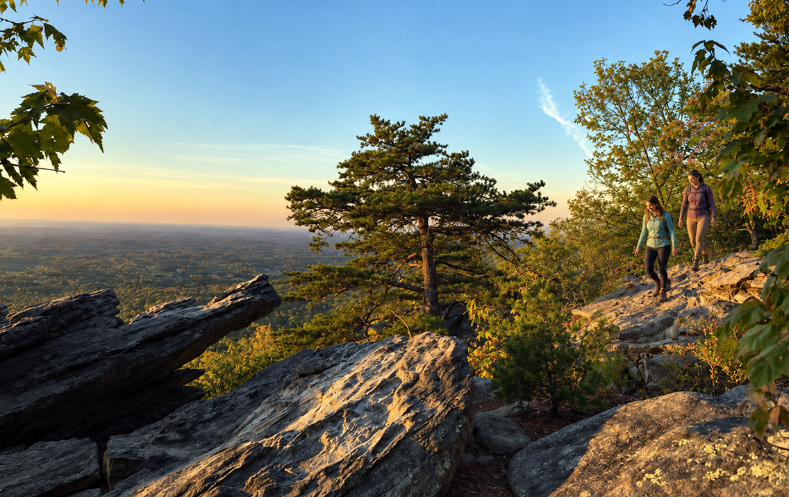 Hanging Rock hiking trails