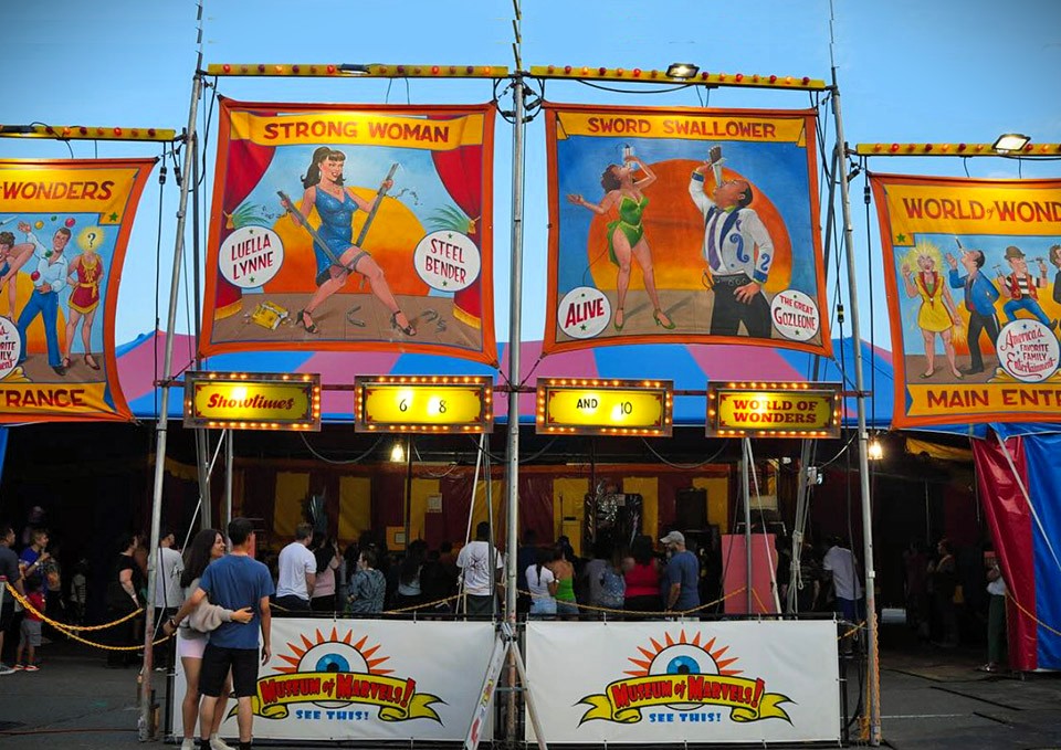 Carolina Classic Fair sideshow "World of Wonders"
