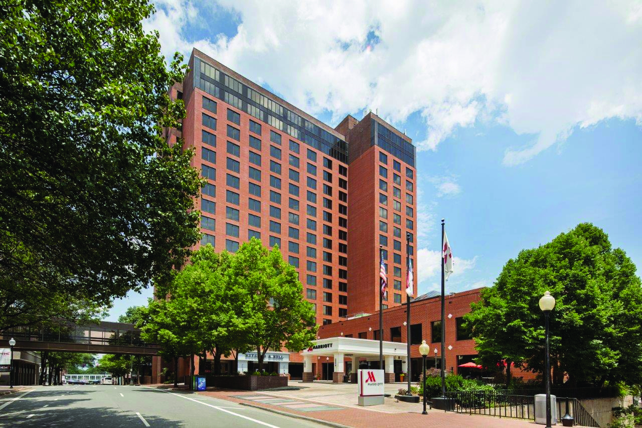 Winston-Salem Marriott Downtown, adjacent to the Benton Convention Center.