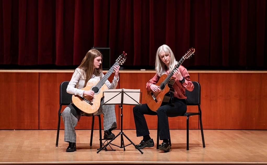 UNCSA Guitar Studios in Recital Photo