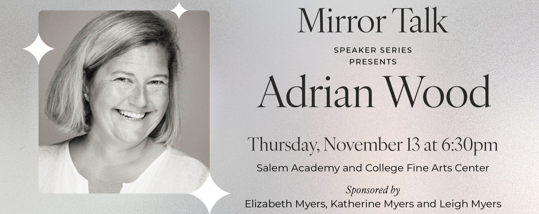 Mirror Talk Speaker Series with Adrian Wood Photo