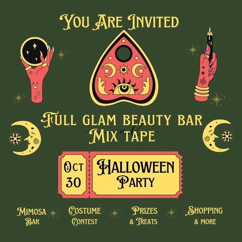 Halloween Party | Full Glam Beauty Bar Photo