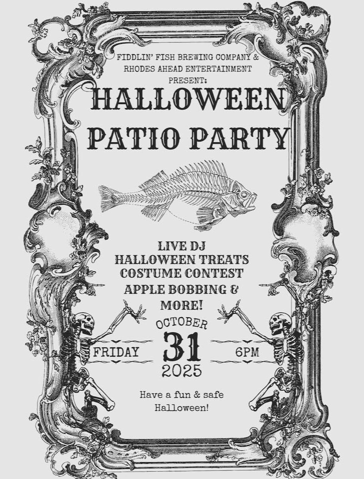 Halloween Patio Party Photo