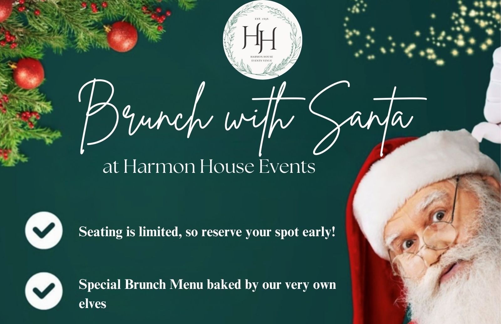 Brunch with Santa at the Harmon House Photo