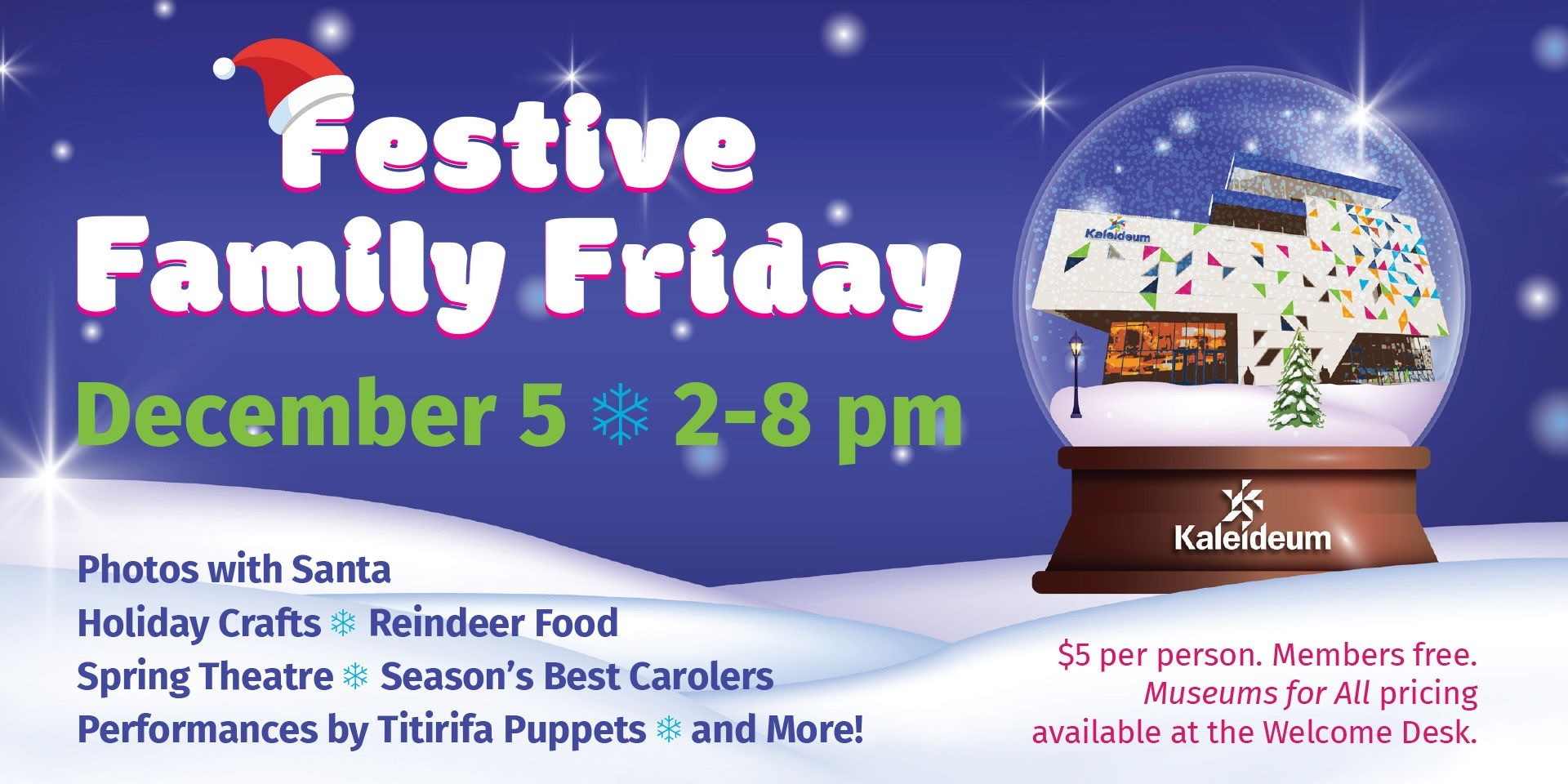 Festive Family Friday at Kaleideum Photo
