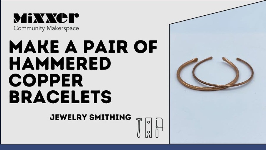 Make A Pair of Hammered Copper Bracelets Photo