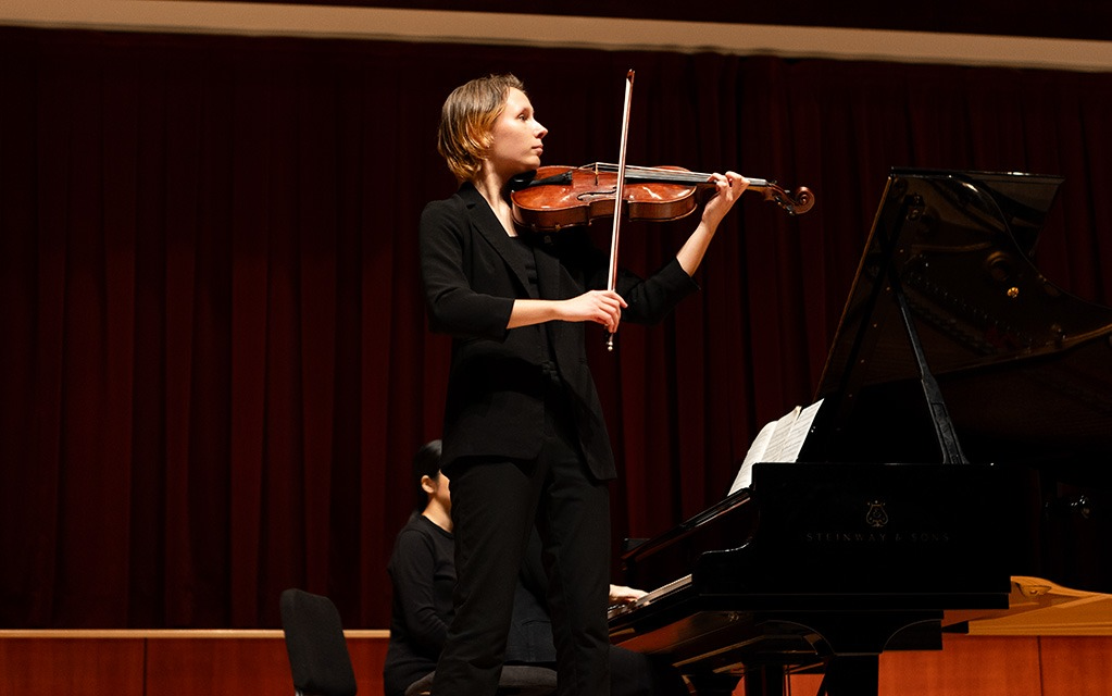 UNCSA Viola Studio in Recital Photo