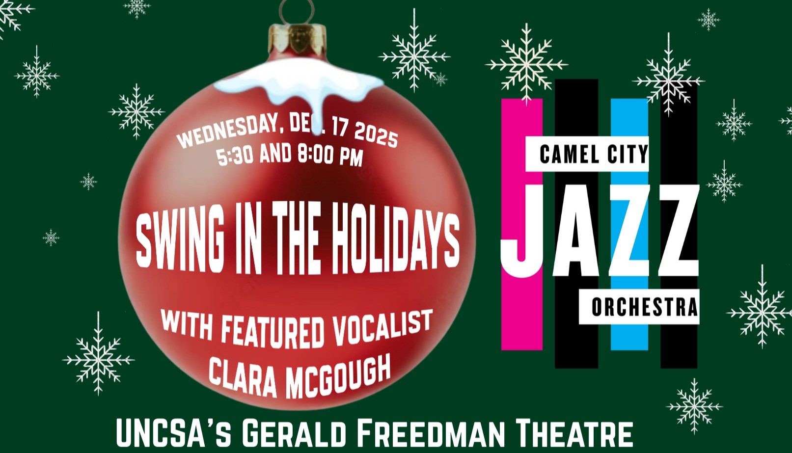 Camel City Jazz Orchestra Holiday Concert Photo