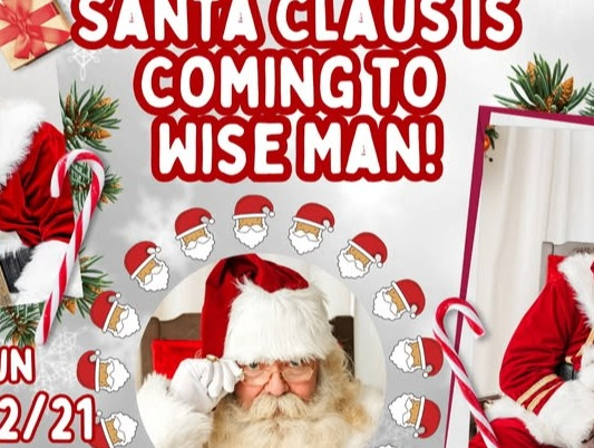 Santa Claus is Coming to Wise Man! Photo