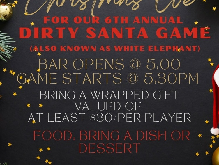 6th Annual Dirty Santa Gift Exchange and Potluck dinner Photo