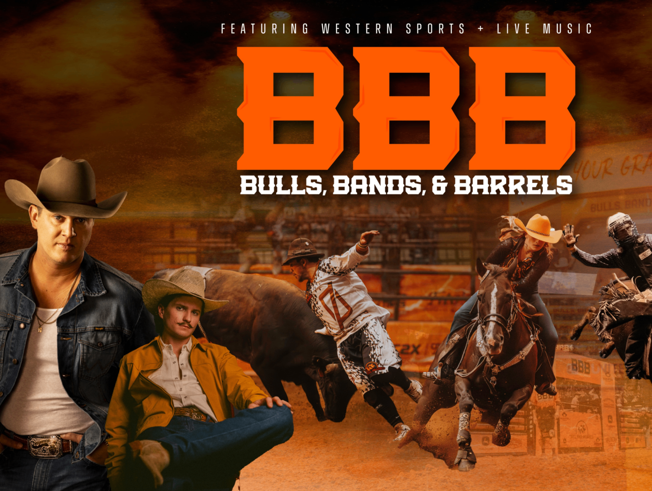 Bulls, Bands, and Barrels with Jon Pardi and Braxton Keith Photo