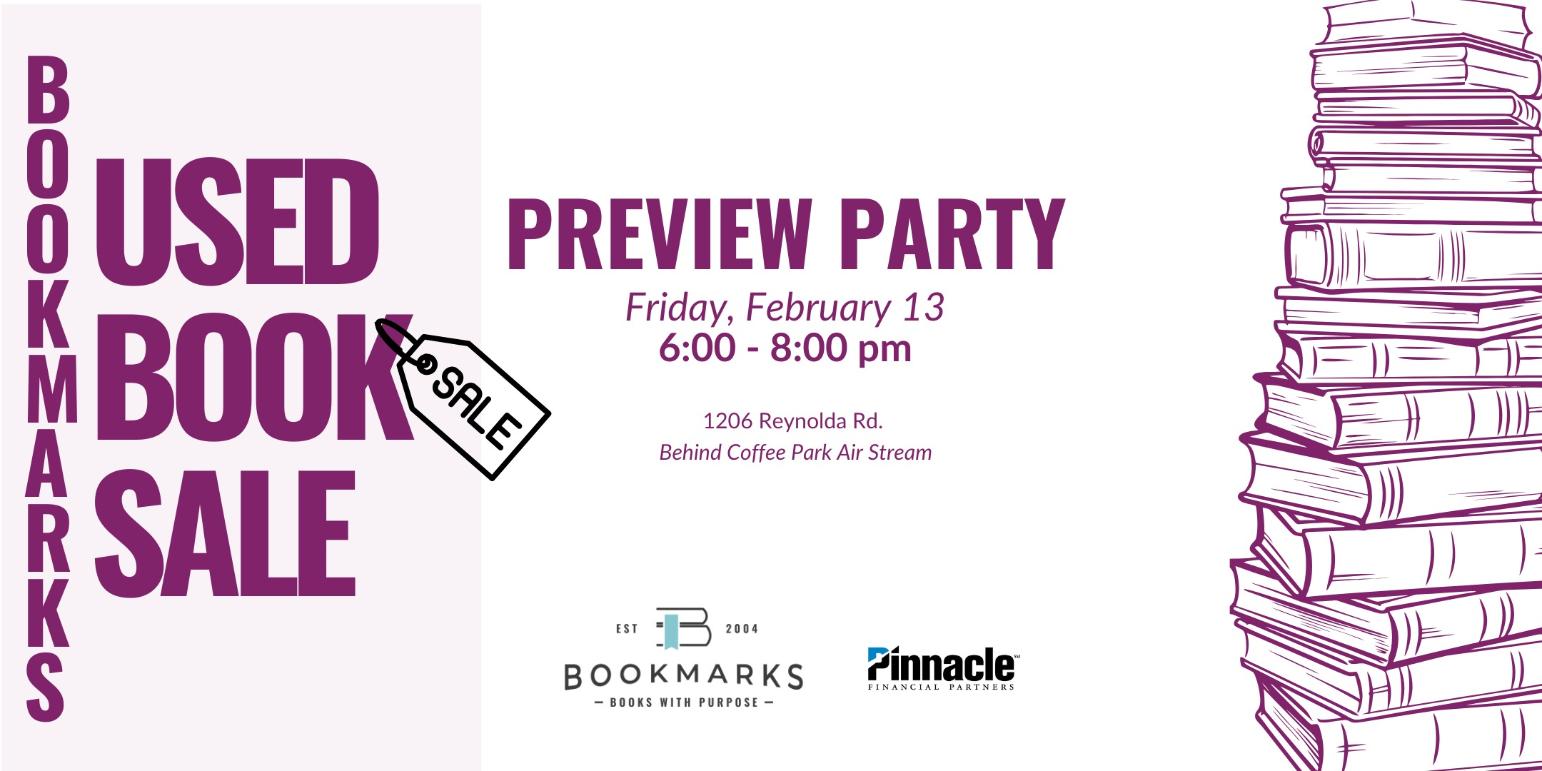 Used Book Sale Preview Event Photo