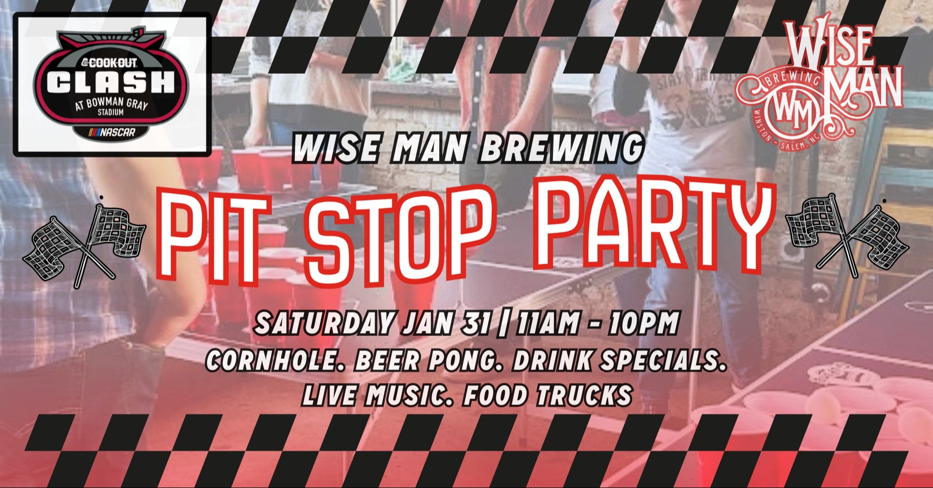 Cookout Clash Pit Stop Party @ Wise Man Brewing Photo