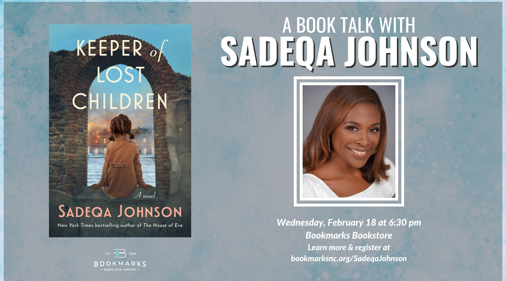 A Book Talk with Sadeqa Johnson Photo