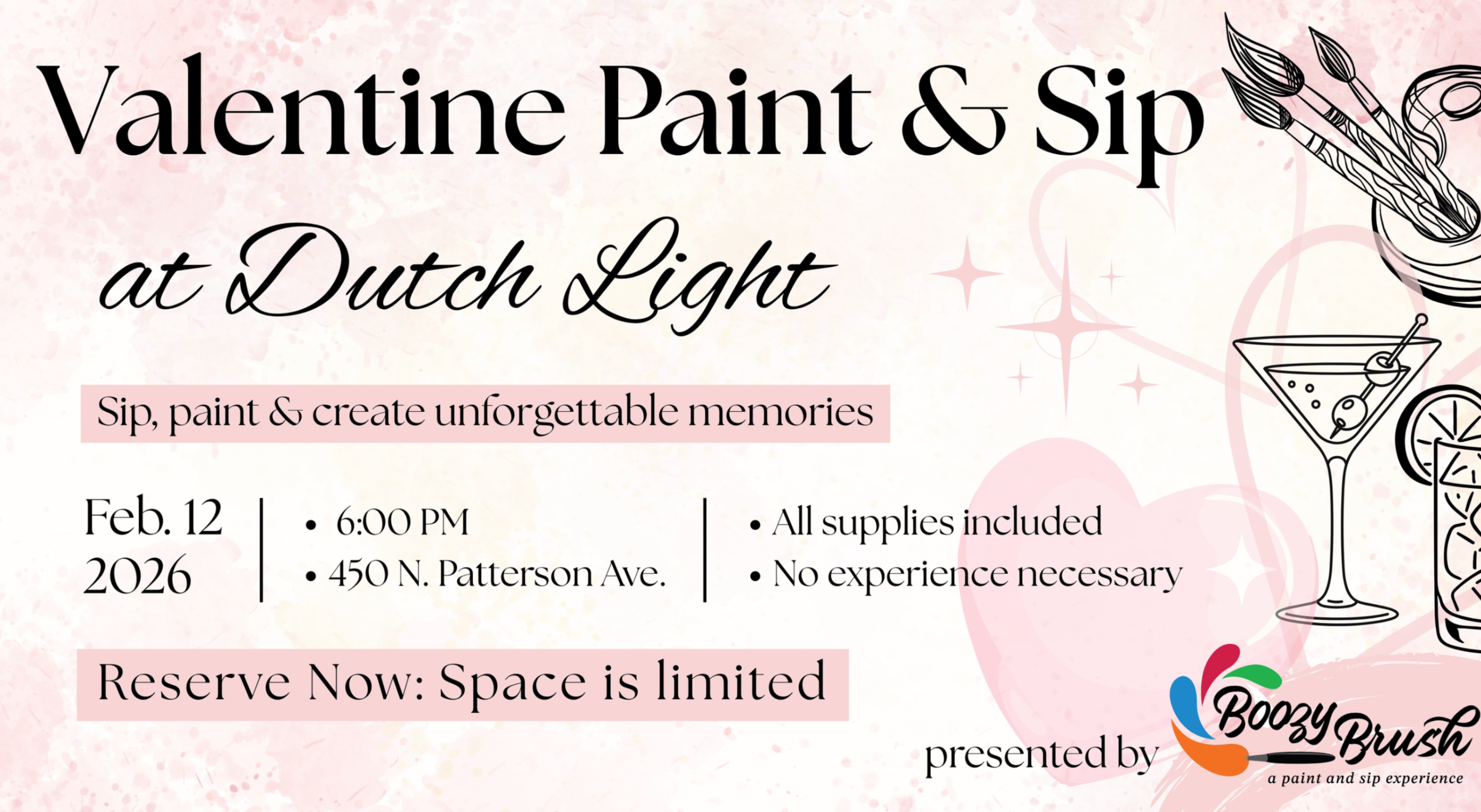 Valentine Paint &amp; Sip Photo