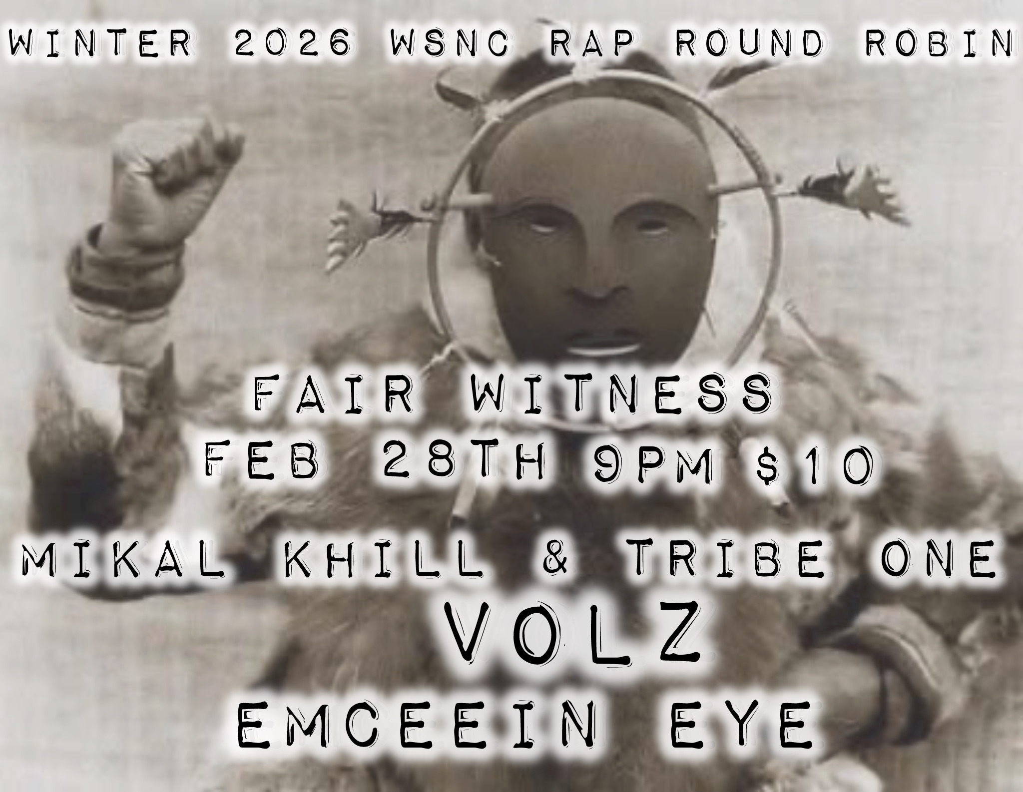 Winter 2026 Rap Round Robin at Fair Witness! Photo