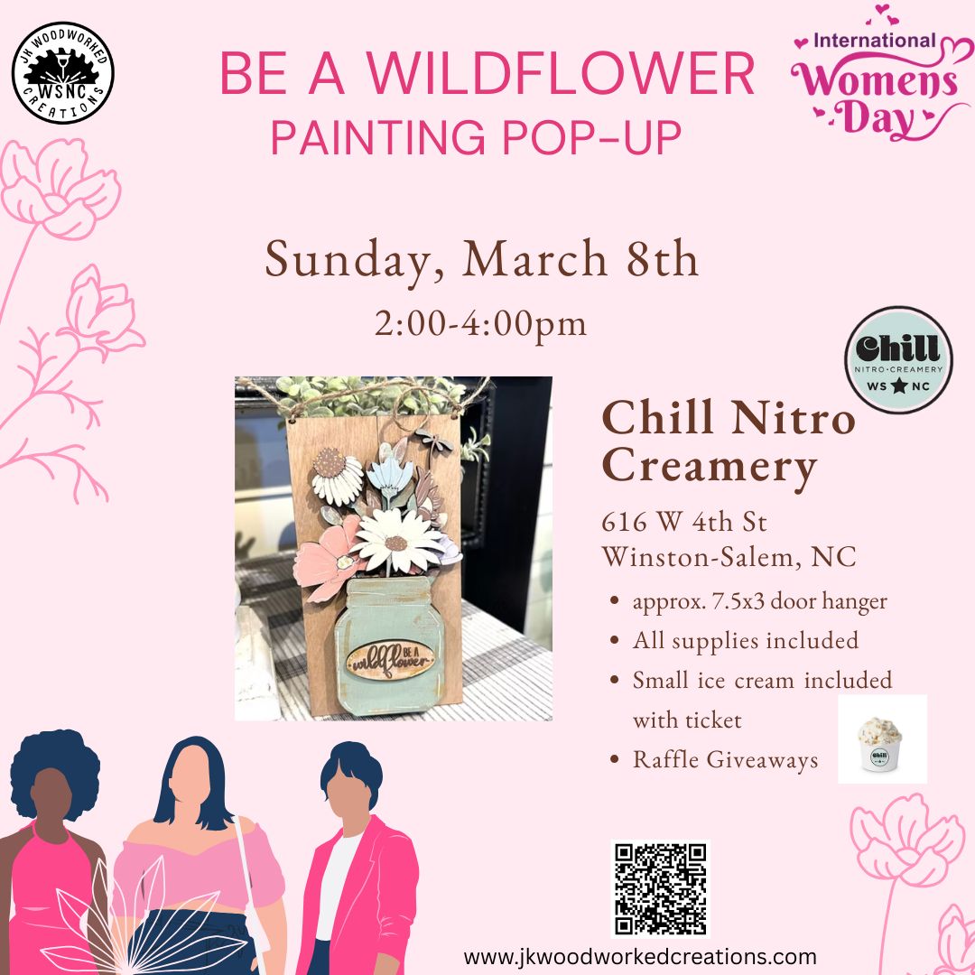 Be A Wildflower Painting Pop-Up Photo