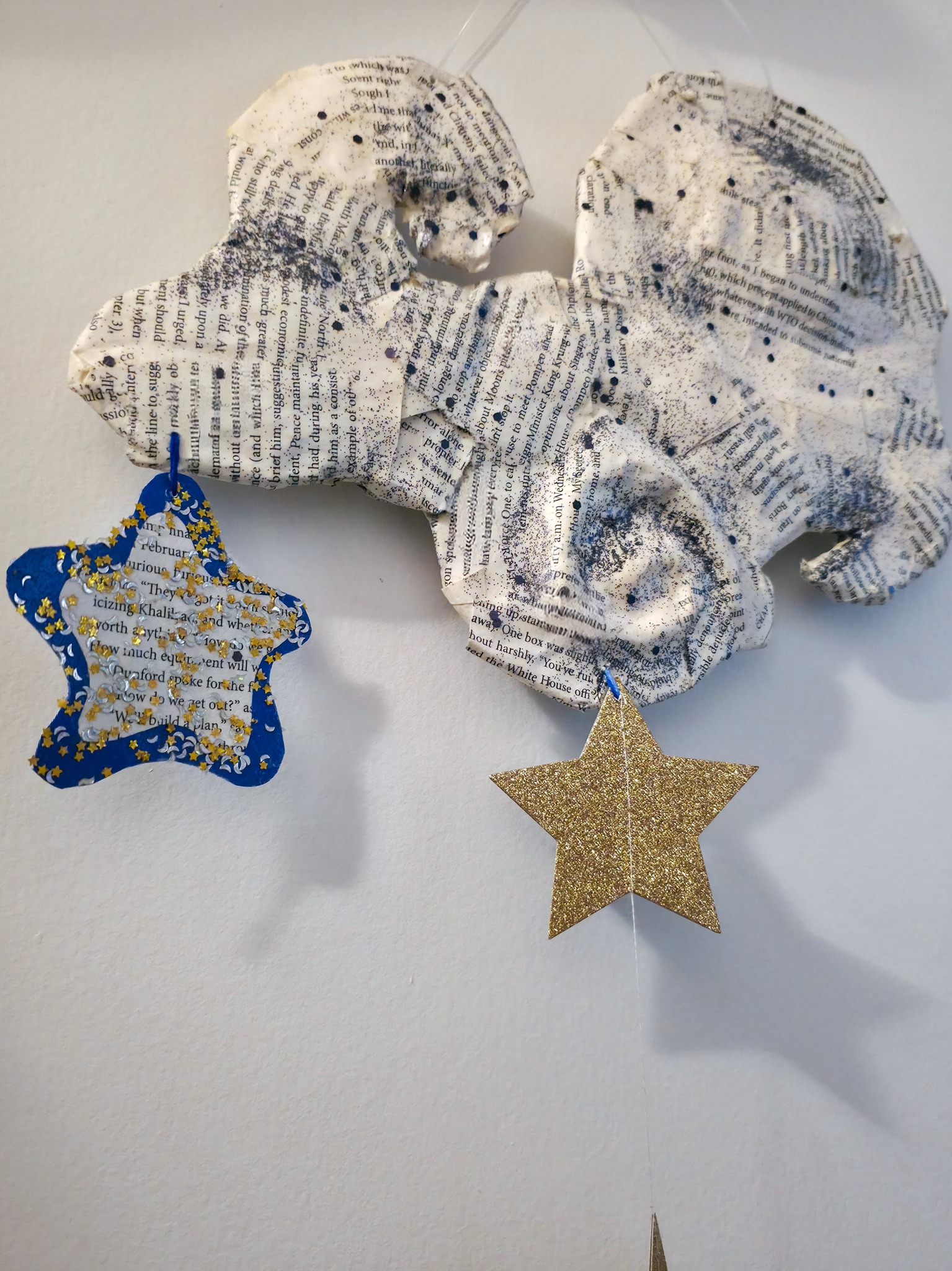 Art in the Park: Paper-Mâché Clouds Photo