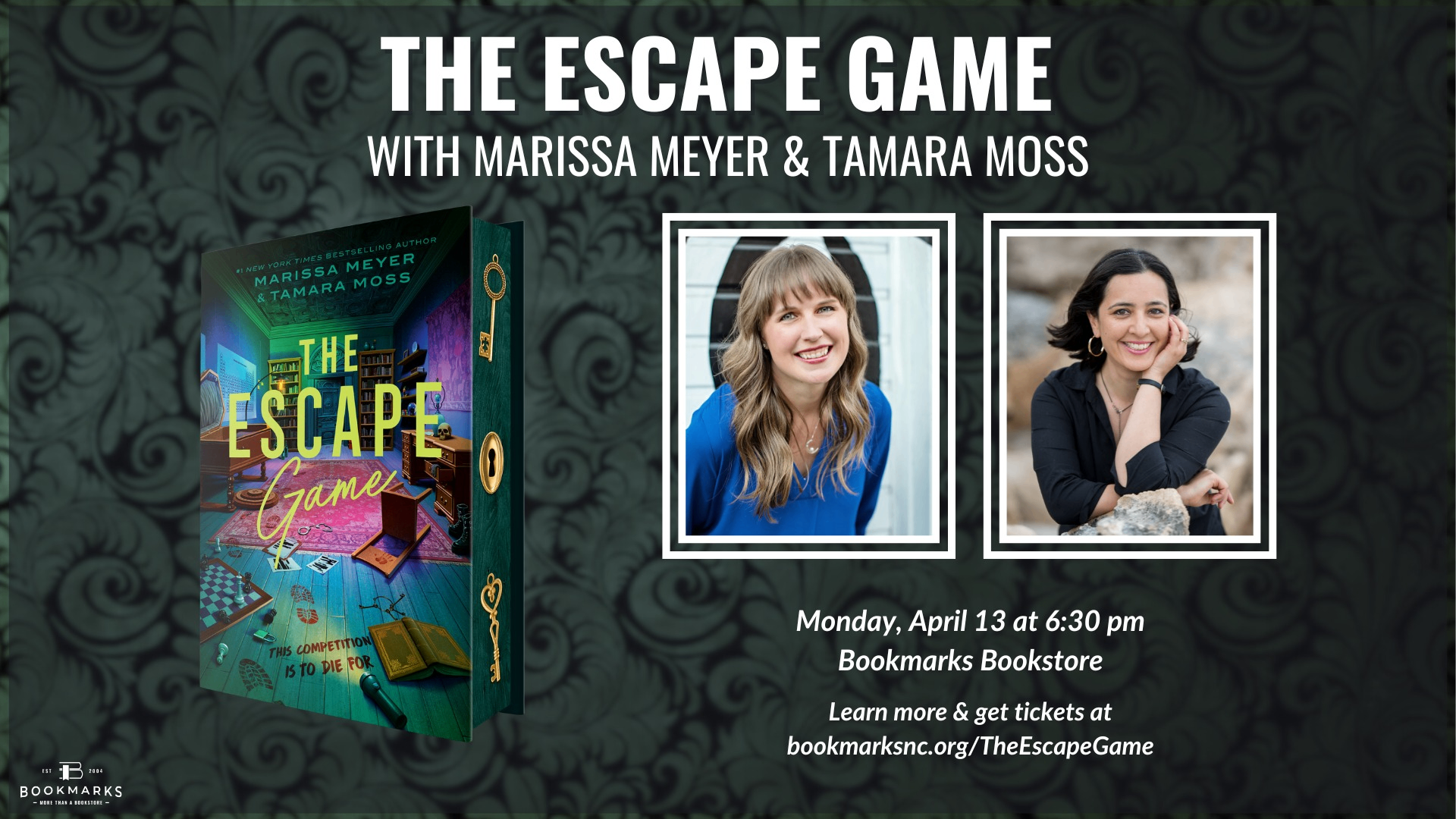 THE ESCAPE GAME with Marissa Meyer &amp; Tamara Moss Photo
