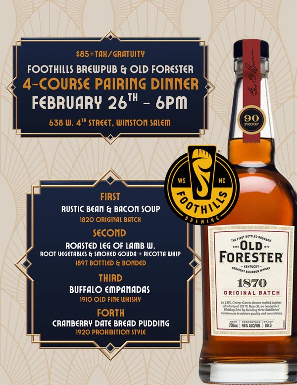 Old Forester 4-Course Pairing Dinner Photo