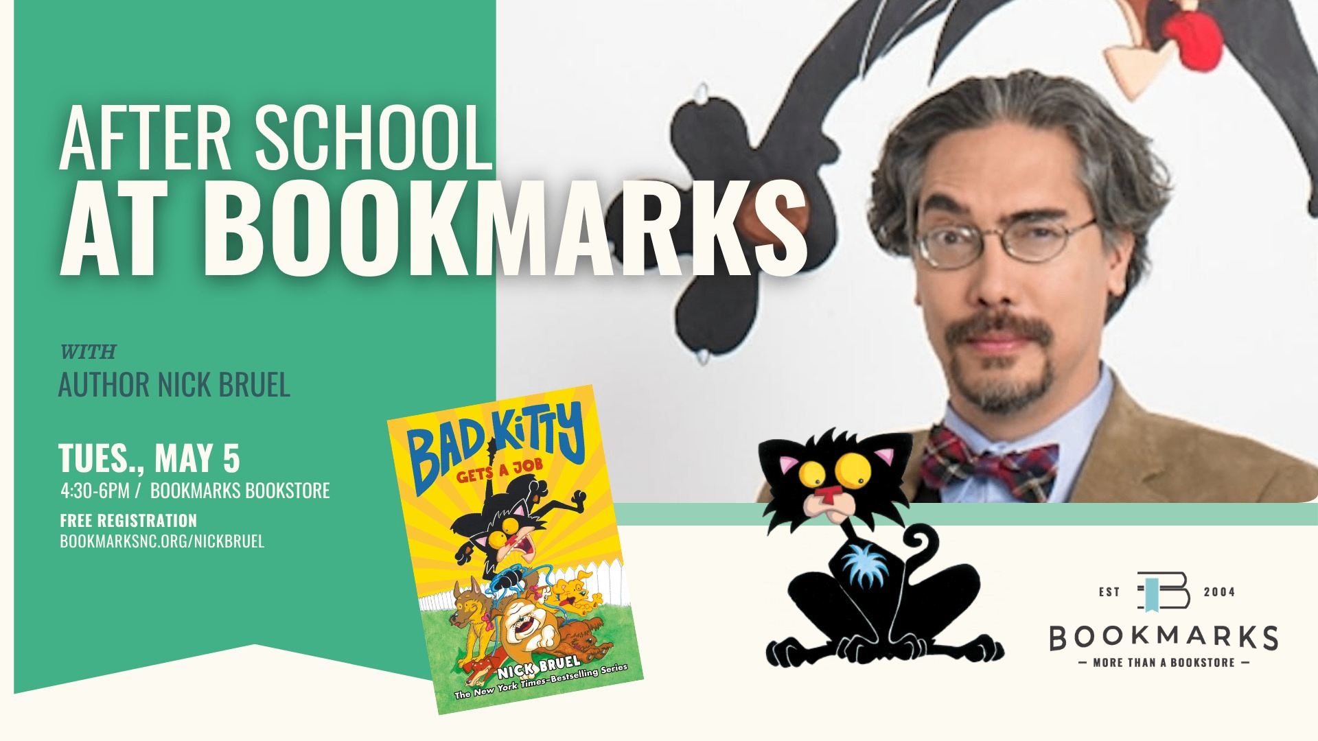 After School at Bookmarks with Nick Bruel Photo