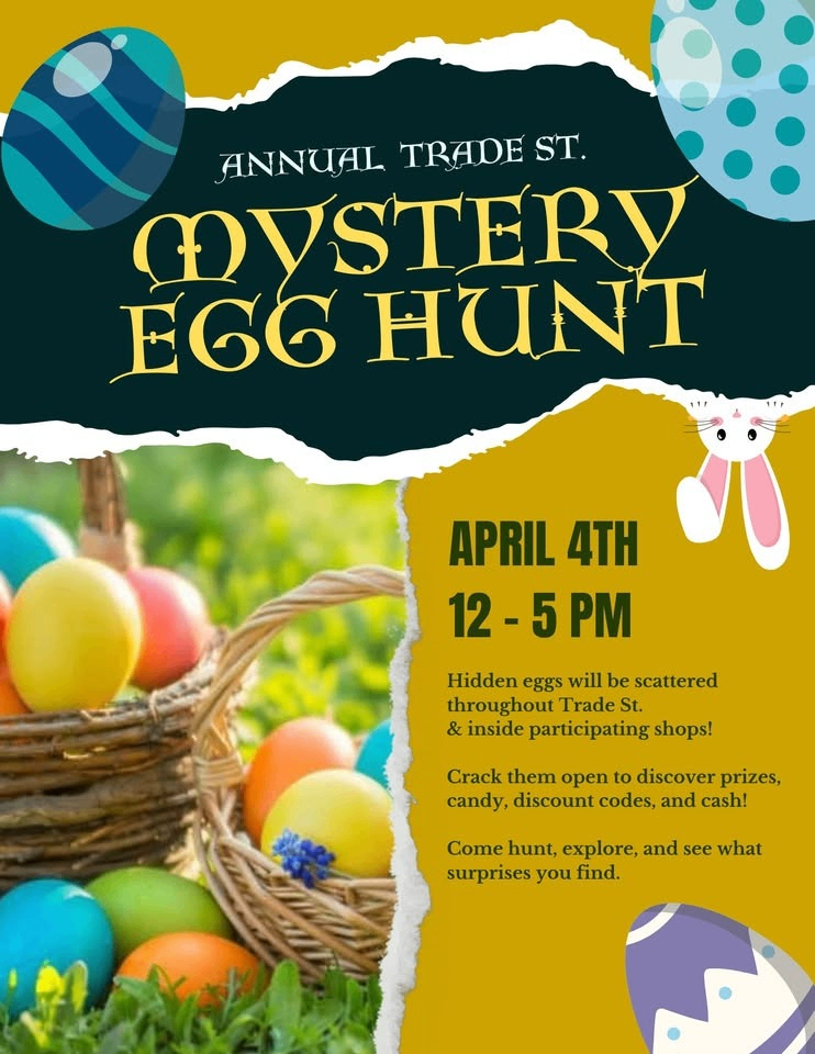 Annual Trade Street Mystery Egg Hunt Photo