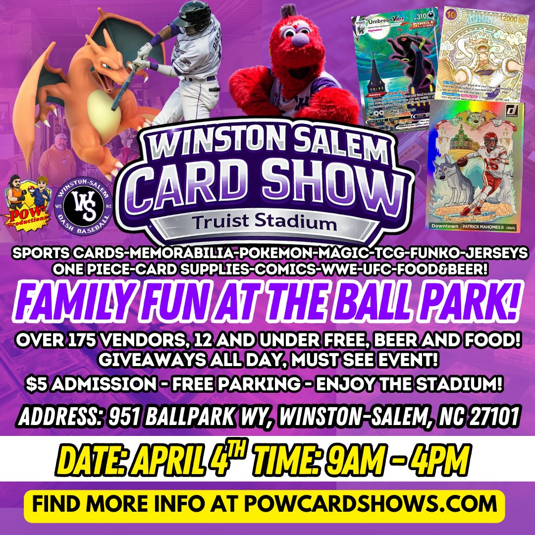 Winston Salem Card Show - At Truist Stadium! Photo