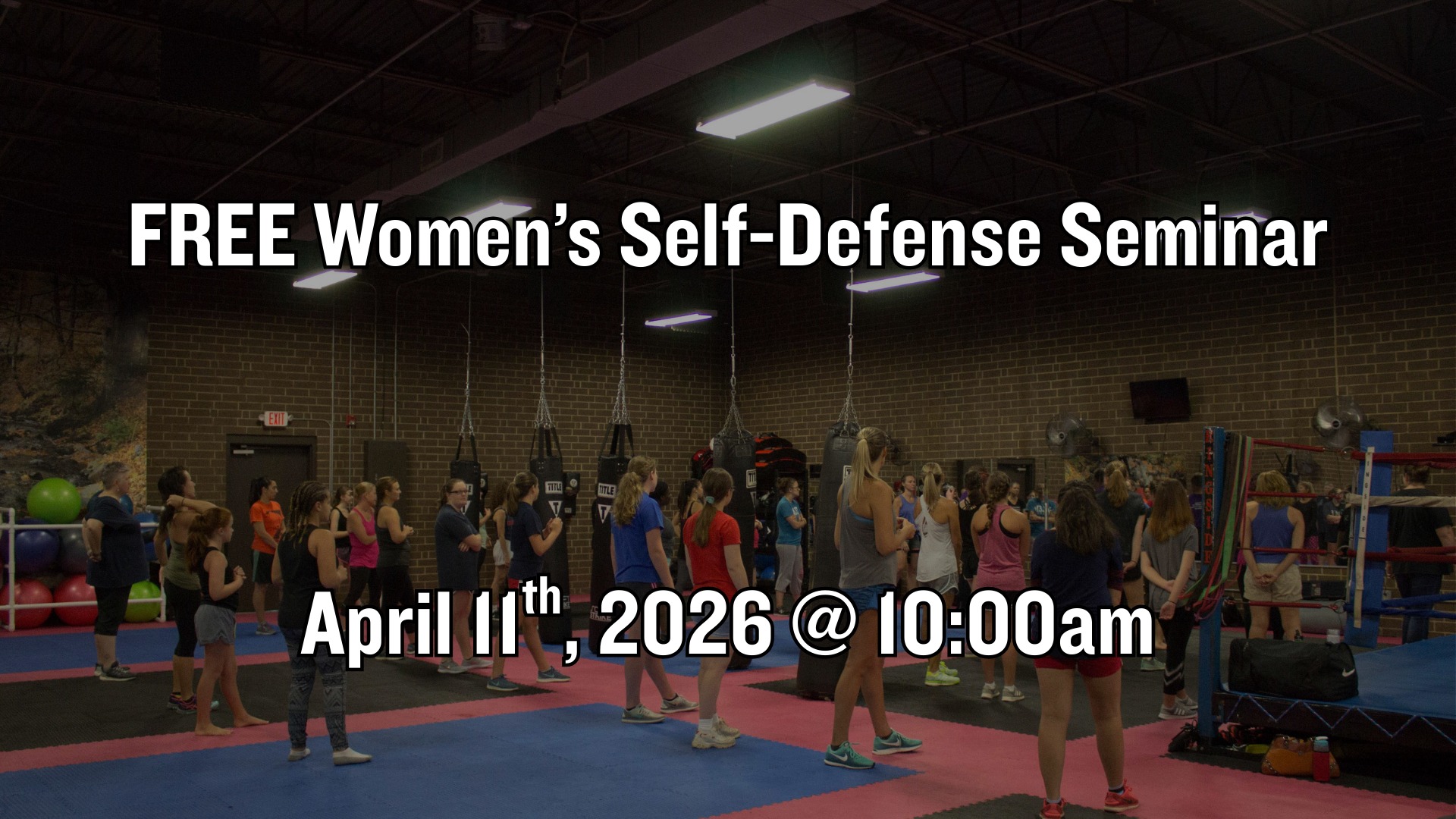 FREE Women's Self Defense Class Photo