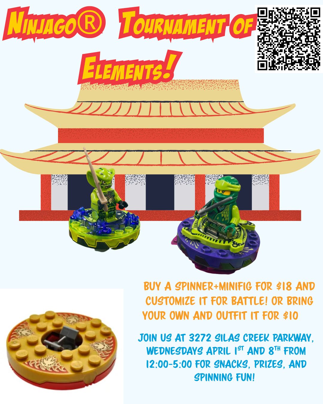 Ninjago Spinner Event Photo