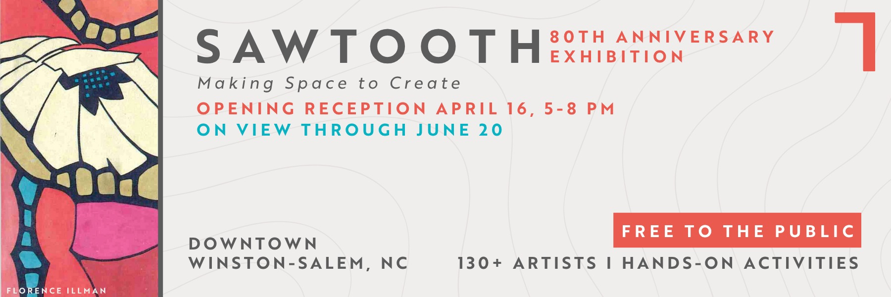 Sawtooth's 80th Anniversary Exhibition Opening Photo